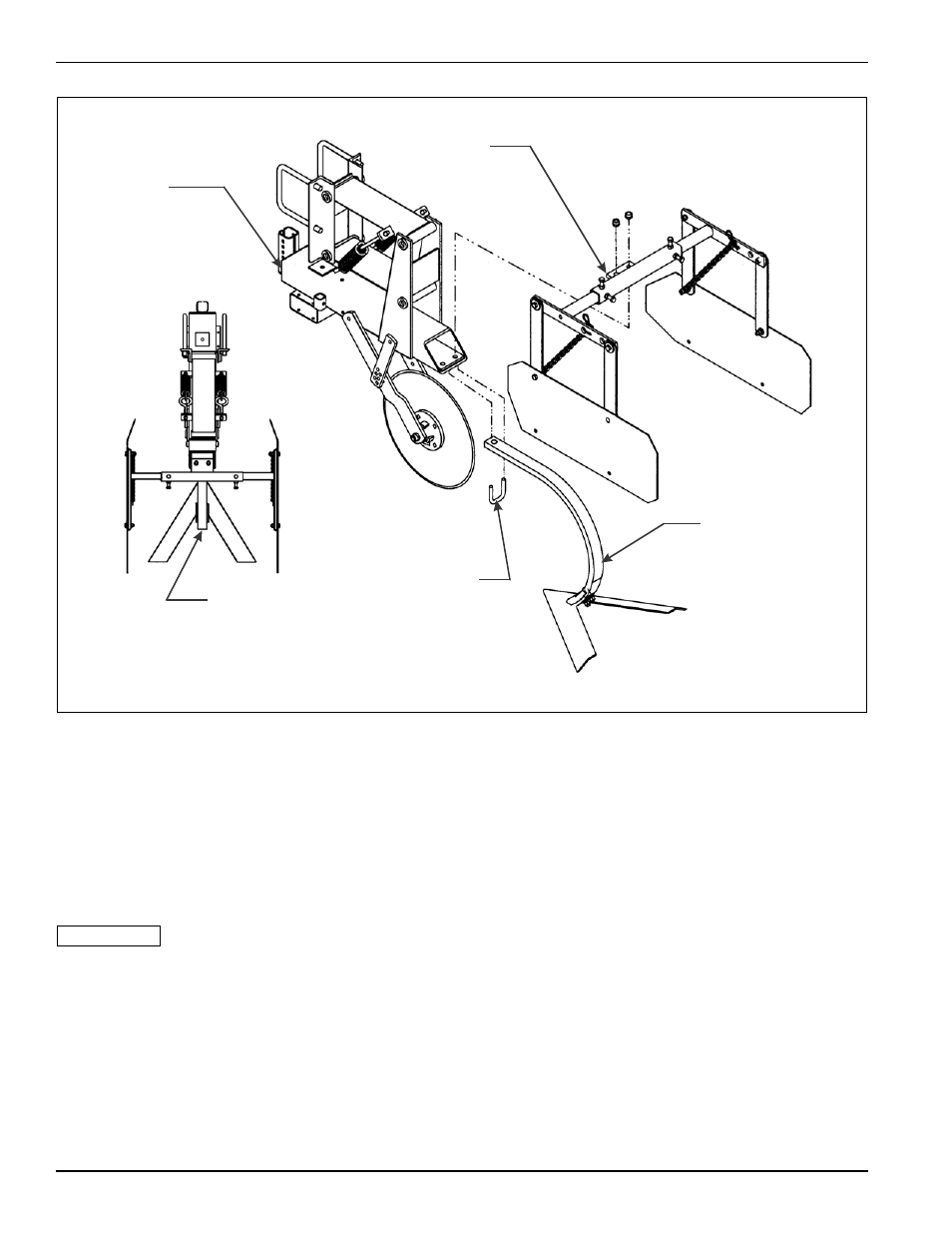 Figure 3-6: shield installation (option), Shields | Landoll 2000 Series Row Crop Cultivator User Manual | Page 18 / 42