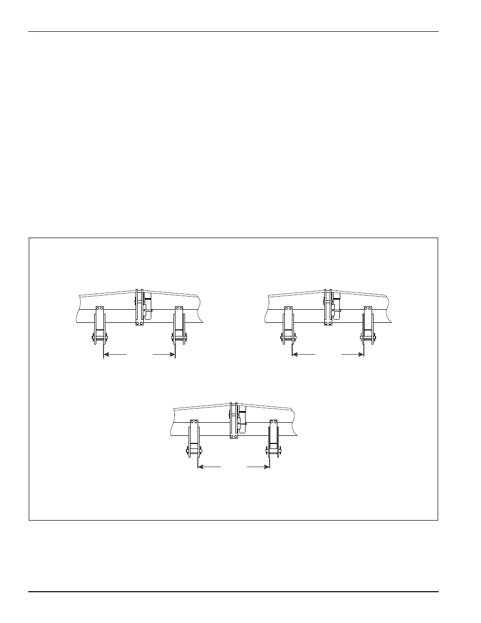 Tractor preparation, Cultivator preparation, Attaching to three point hitch | Figure 4-1: examples of hitch setups | Landoll 2000 Series Row Crop Cultivator User Manual | Page 28 / 42