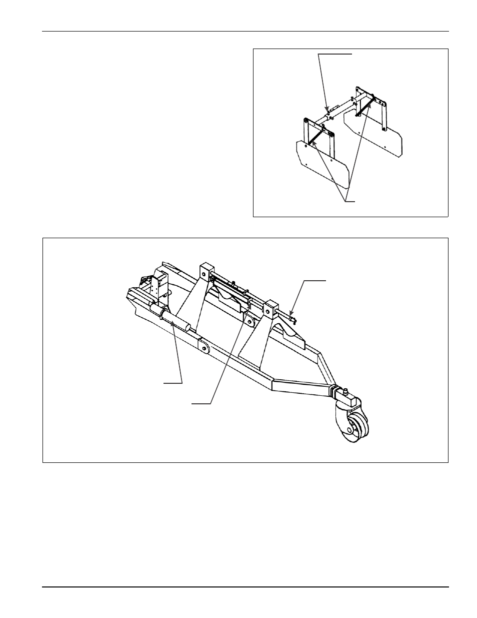 Shields, Lift assist wheel, Figure 4-8: shield adjustment | Figure 4-9: lift assist wheel adjustment | Landoll 2000 Series Row Crop Cultivator User Manual | Page 35 / 42