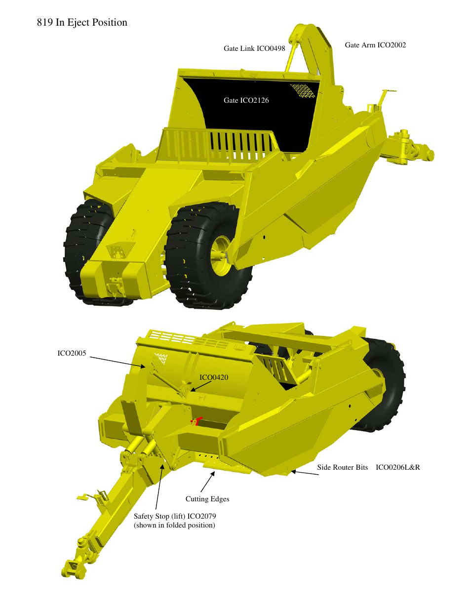 819 in eject position | Landoll ICON 819 User Manual | Page 18 / 66