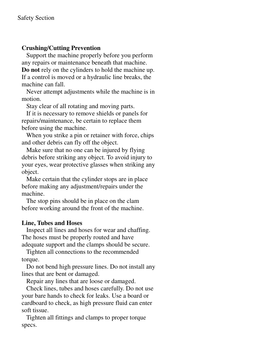 Landoll ICON 800 Series Earthmover User Manual | Page 10 / 63