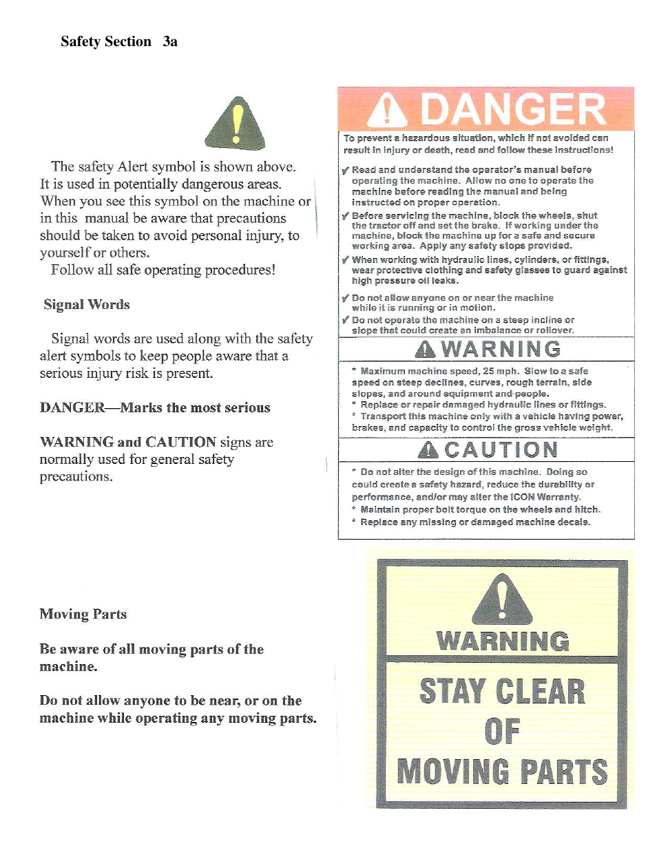 Landoll ICON 800 Series Earthmover User Manual | Page 6 / 63