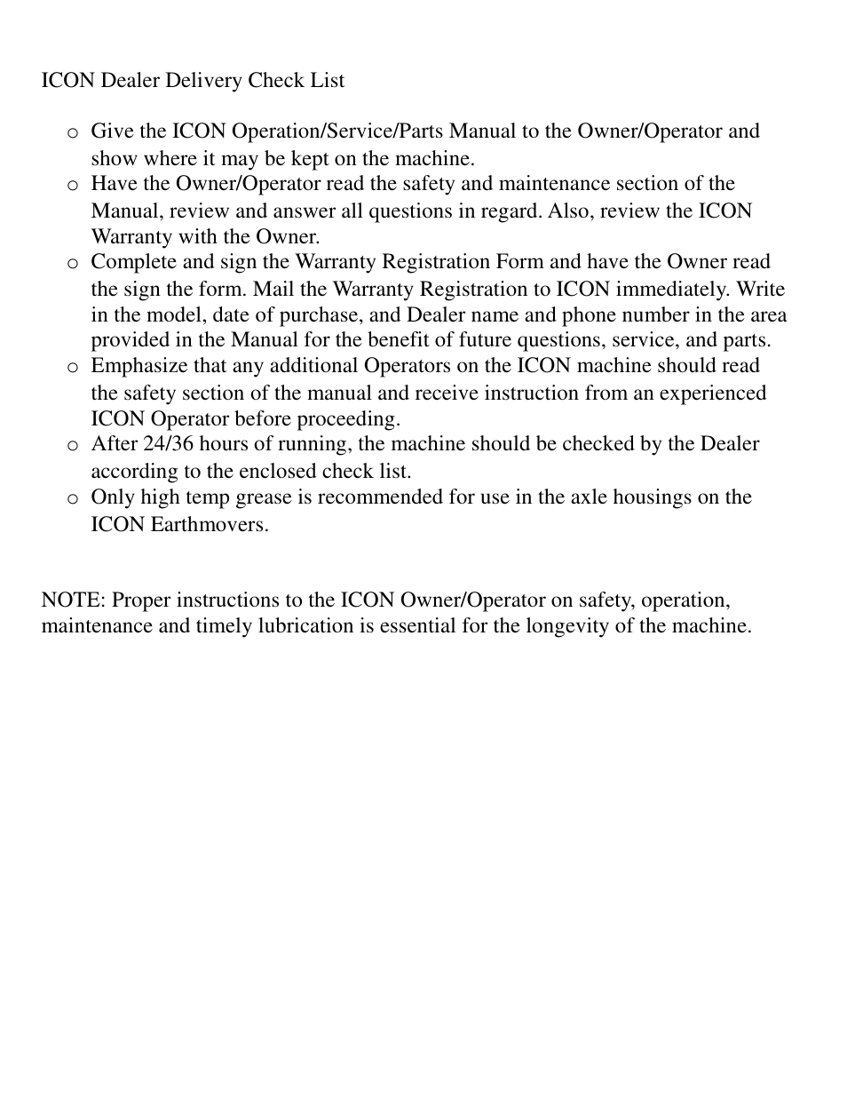 Landoll ICON 414 User Manual | Page 4 / 77