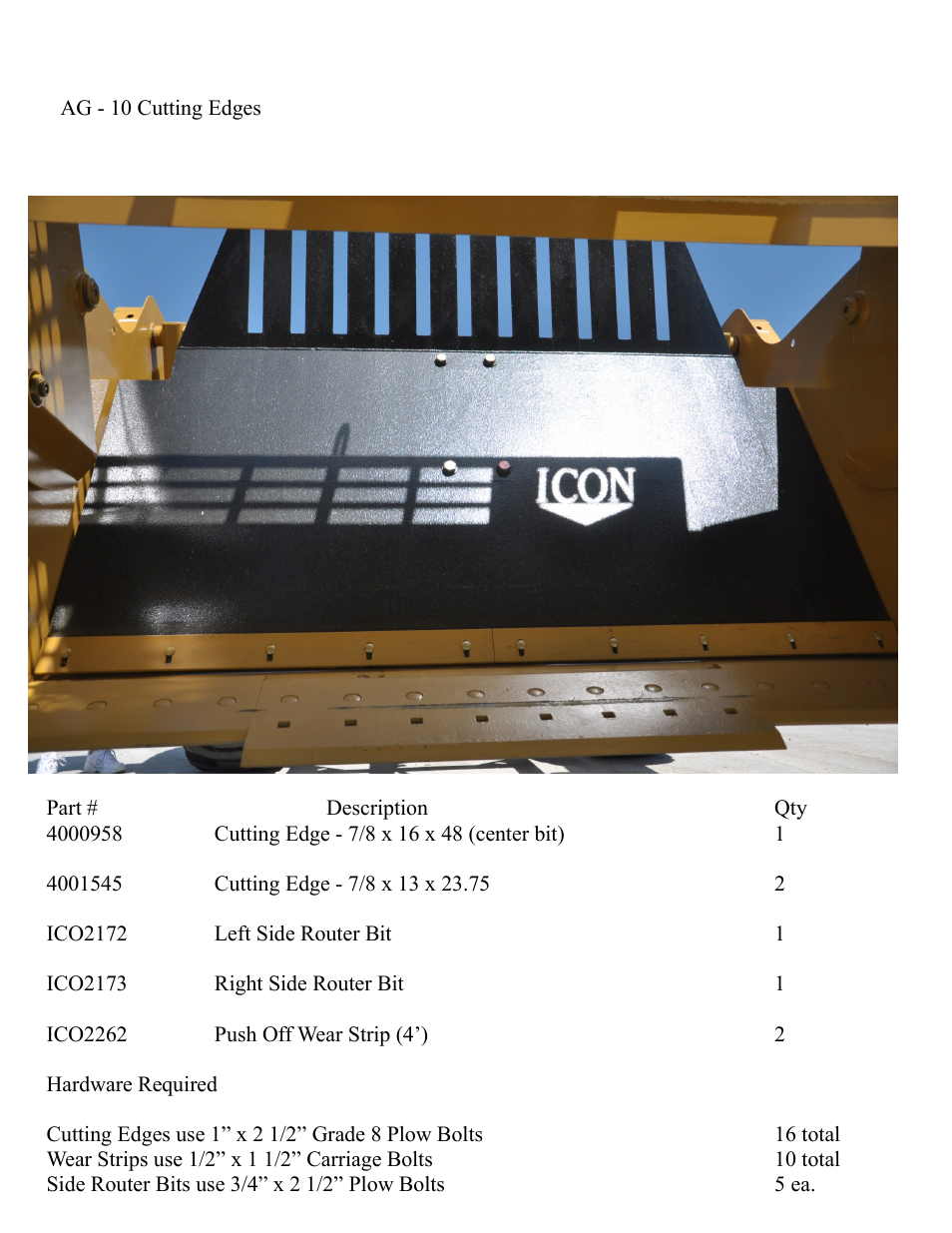 Landoll ICON AG-10 User Manual | Page 31 / 39