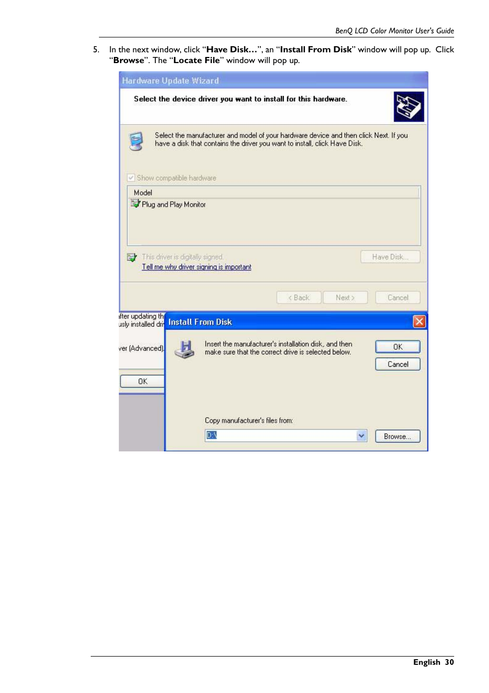 BenQ FP591 User Manual | Page 31 / 53