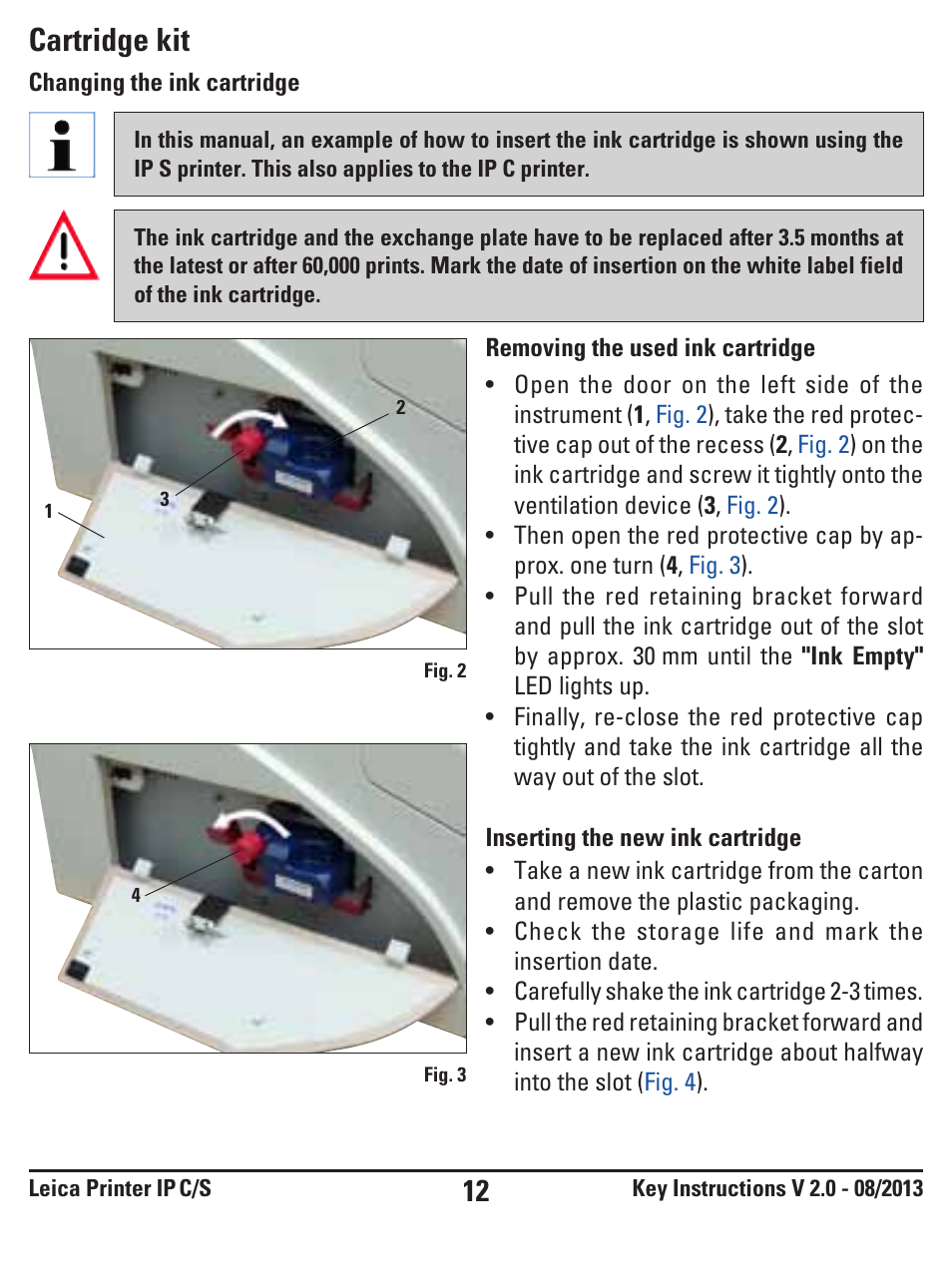 Cartridge kit | Leica Biosystems IPS User Manual | Page 12 / 52