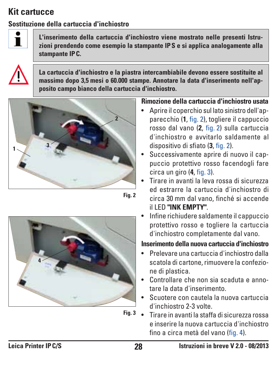 Kit cartucce | Leica Biosystems IPS User Manual | Page 28 / 52