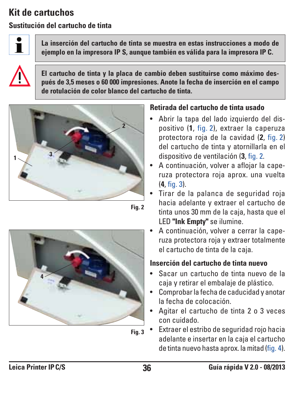 Kit de cartuchos | Leica Biosystems IPS User Manual | Page 36 / 52