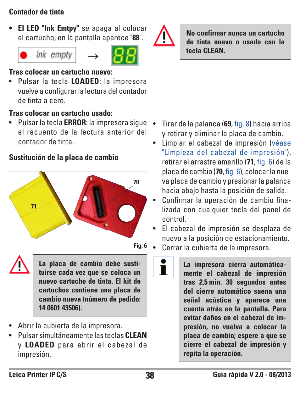 Leica Biosystems IPS User Manual | Page 38 / 52