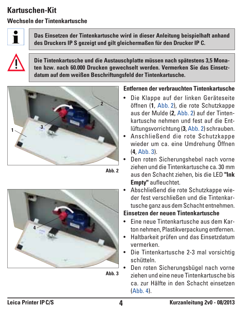 Kartuschen-kit | Leica Biosystems IPS User Manual | Page 4 / 52