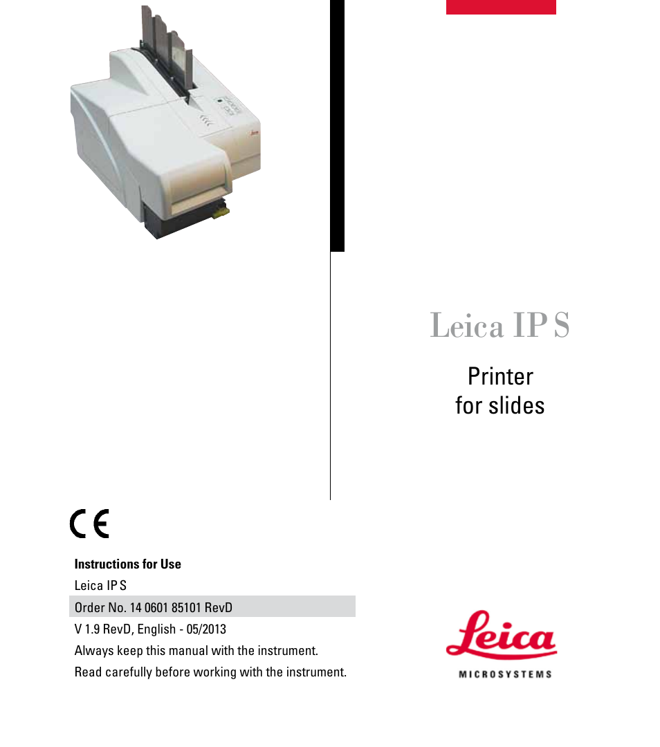 Leica ip s | Leica Biosystems IPS User Manual | Page 3 / 70
