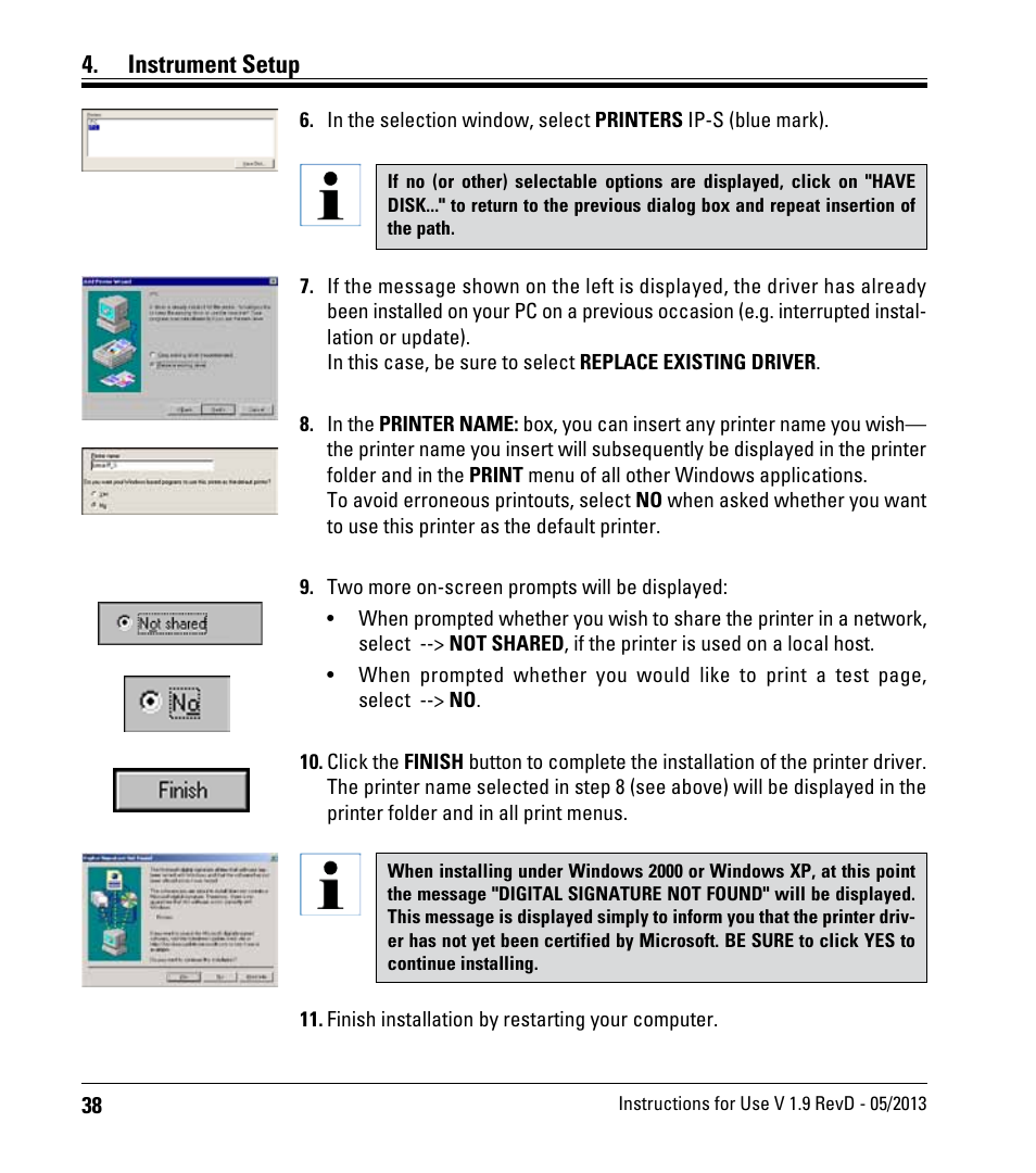 Instrument setup | Leica Biosystems IPS User Manual | Page 40 / 70