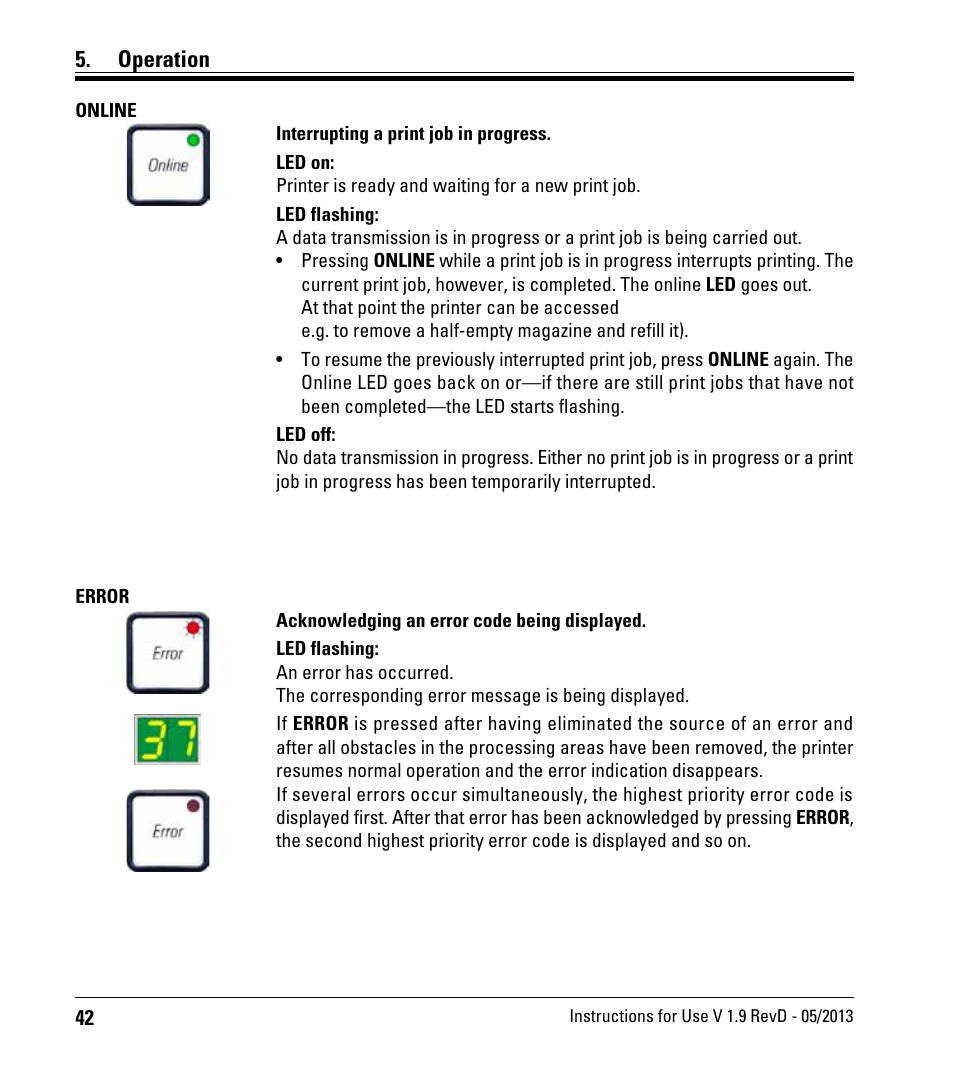 Operation | Leica Biosystems IPS User Manual | Page 44 / 70