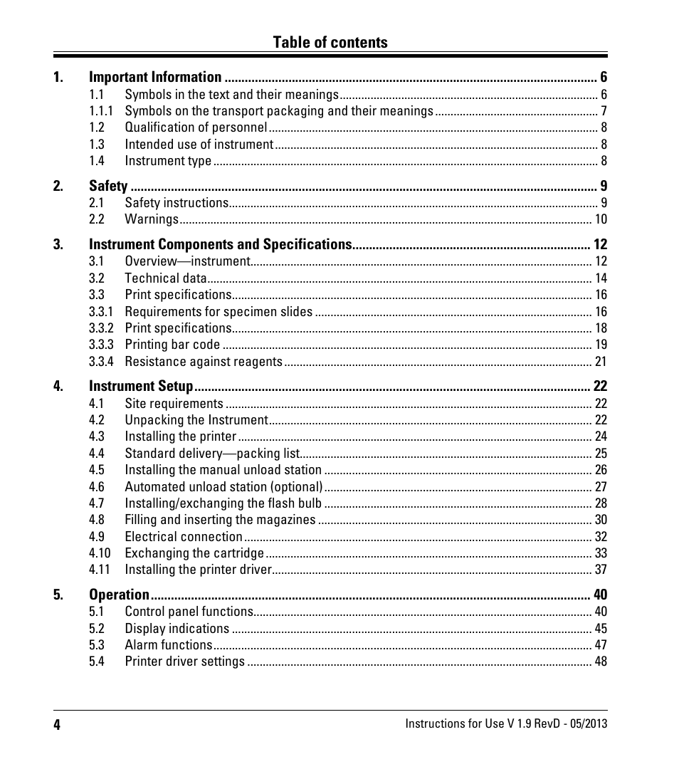 Leica Biosystems IPS User Manual | Page 6 / 70