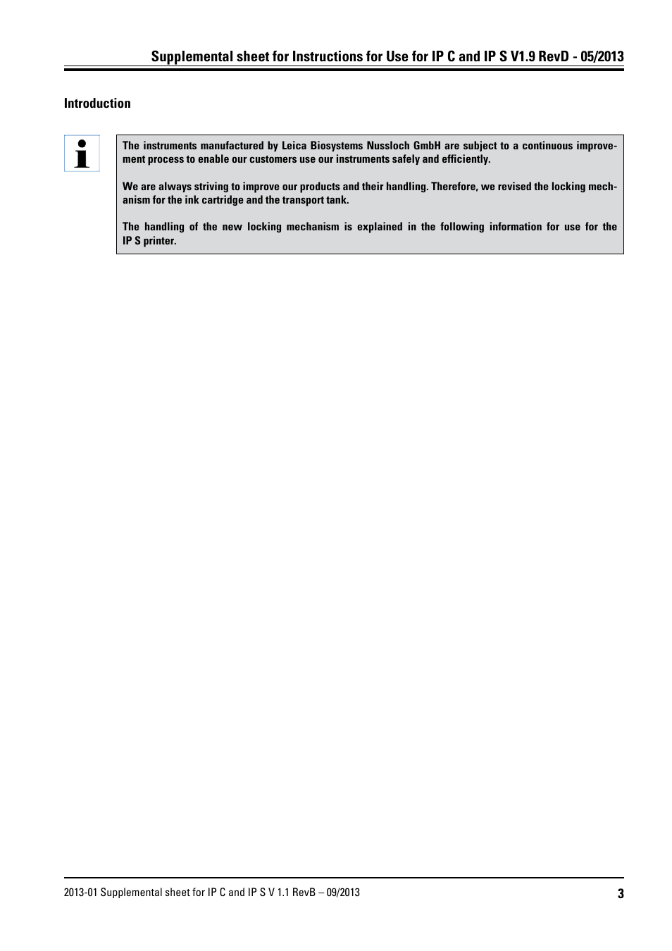 Leica Biosystems IPS (Supplement) User Manual | Page 3 / 10