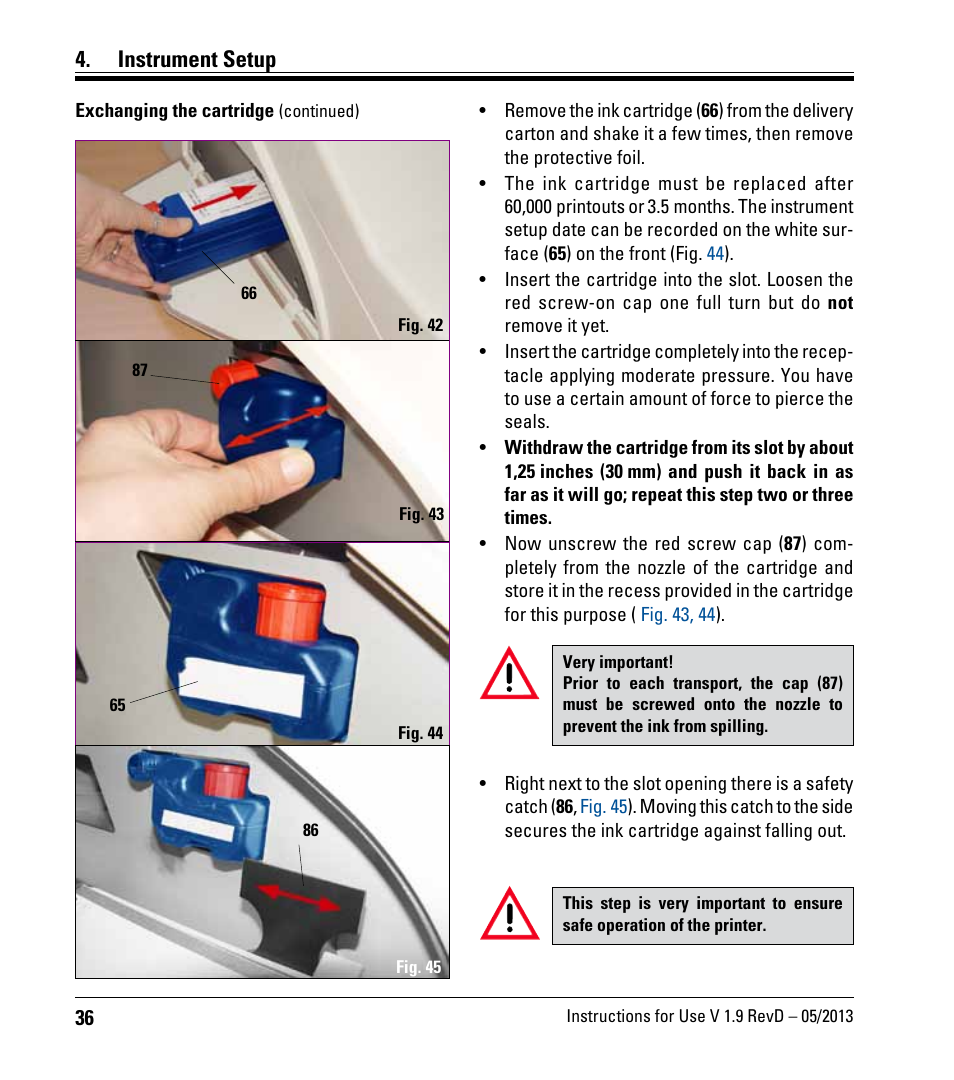 Instrument setup | Leica Biosystems IPC User Manual | Page 38 / 72