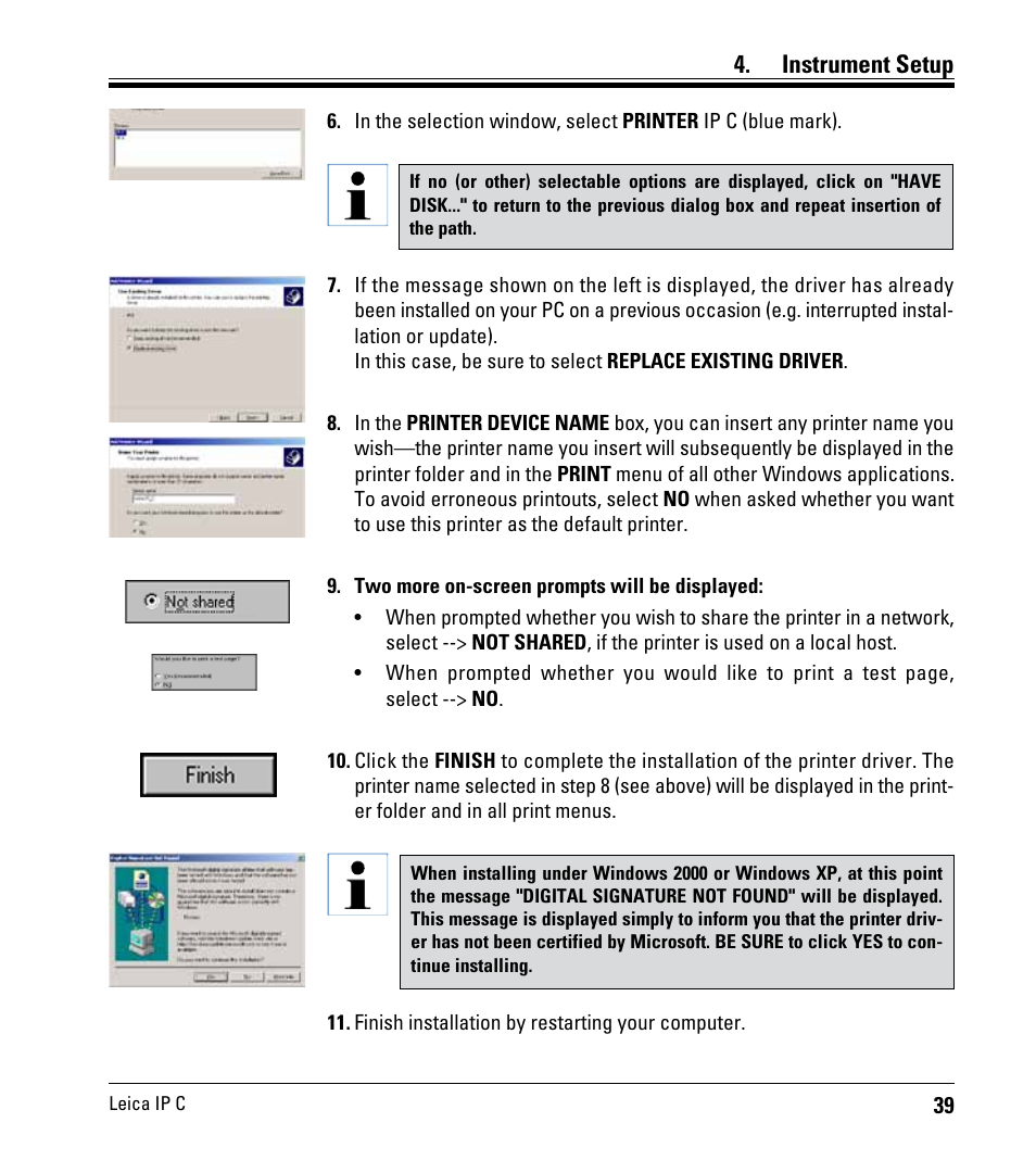 Instrument setup | Leica Biosystems IPC User Manual | Page 41 / 72
