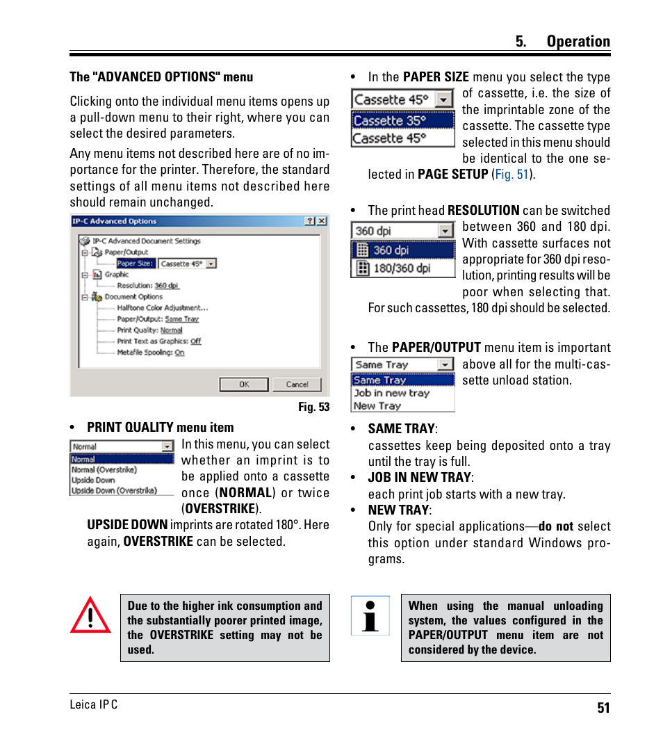 Operation | Leica Biosystems IPC User Manual | Page 53 / 72