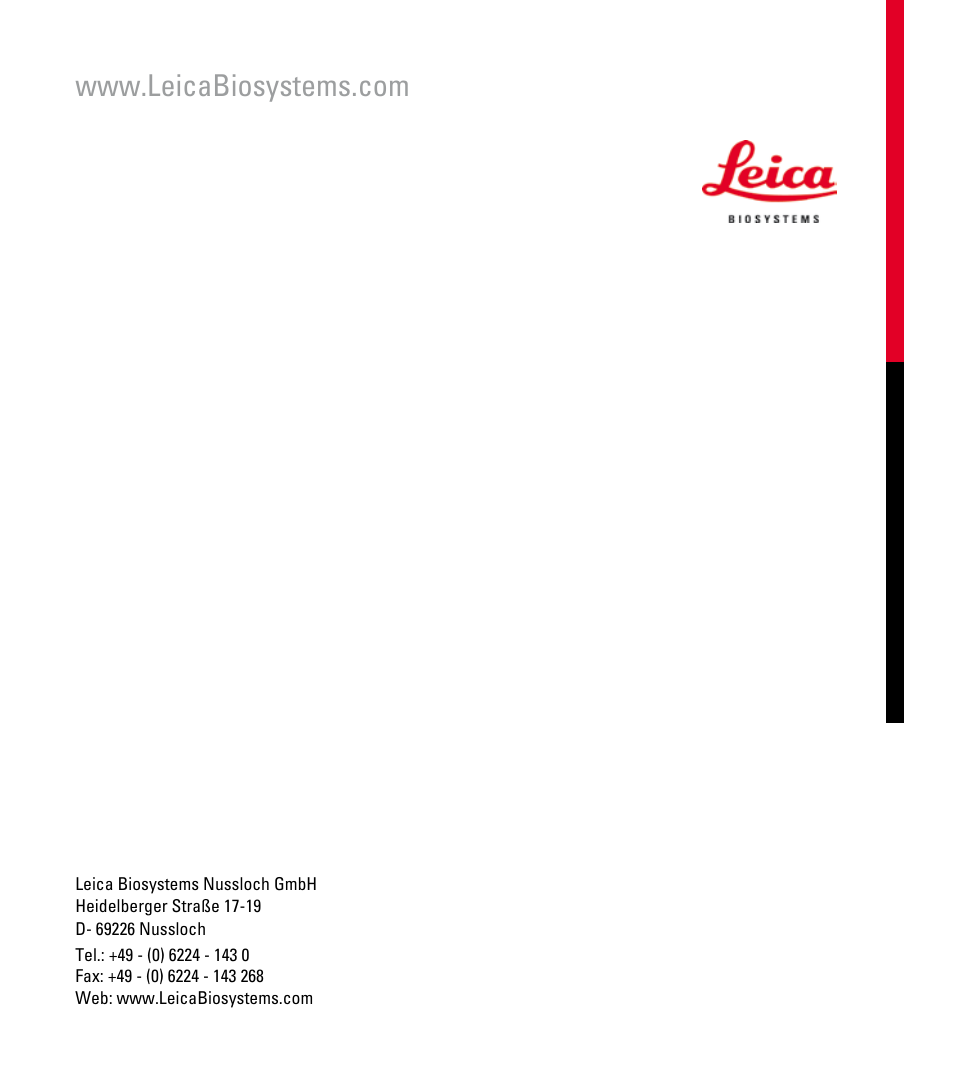 Leica Biosystems IPC User Manual | Page 72 / 72