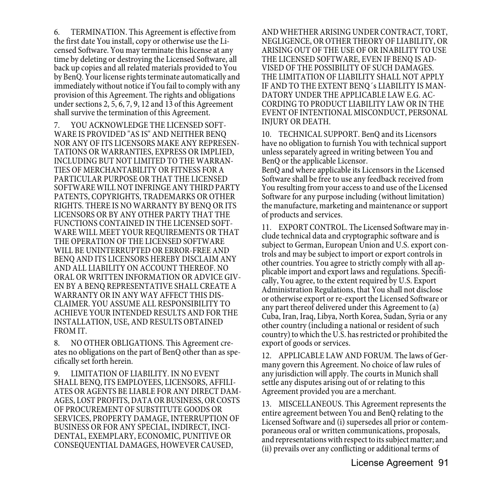 BenQ P51 User Manual | Page 103 / 104
