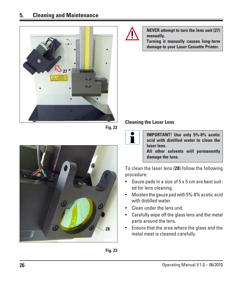 Leica Biosystems LPC Operating Manual User Manual | Page 26 / 42