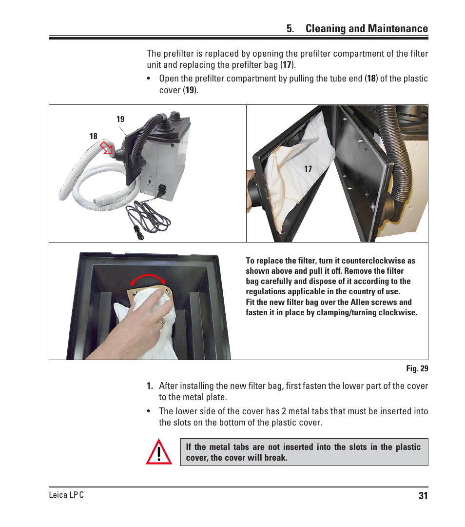 Leica Biosystems LPC Operating Manual User Manual | Page 31 / 42
