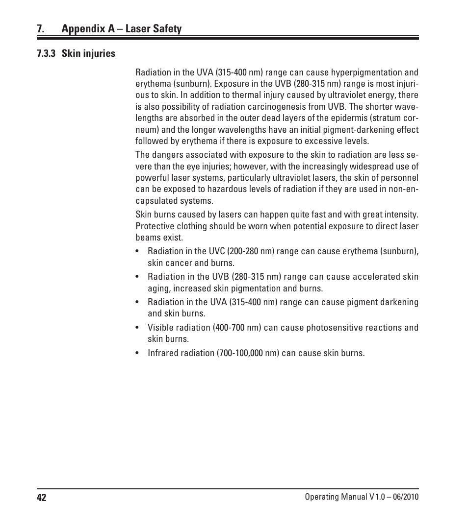 3 skin injuries | Leica Biosystems LPC Operating Manual User Manual | Page 42 / 42