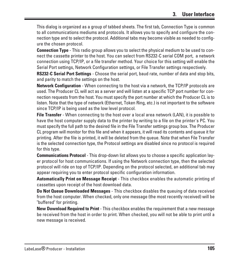 User interface | Leica Biosystems LPC Software installation User Manual | Page 105 / 188