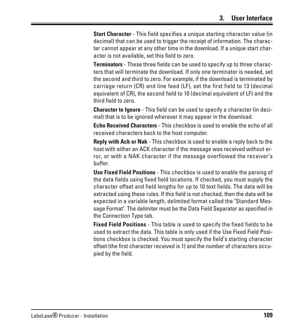 User interface | Leica Biosystems LPC Software installation User Manual | Page 109 / 188