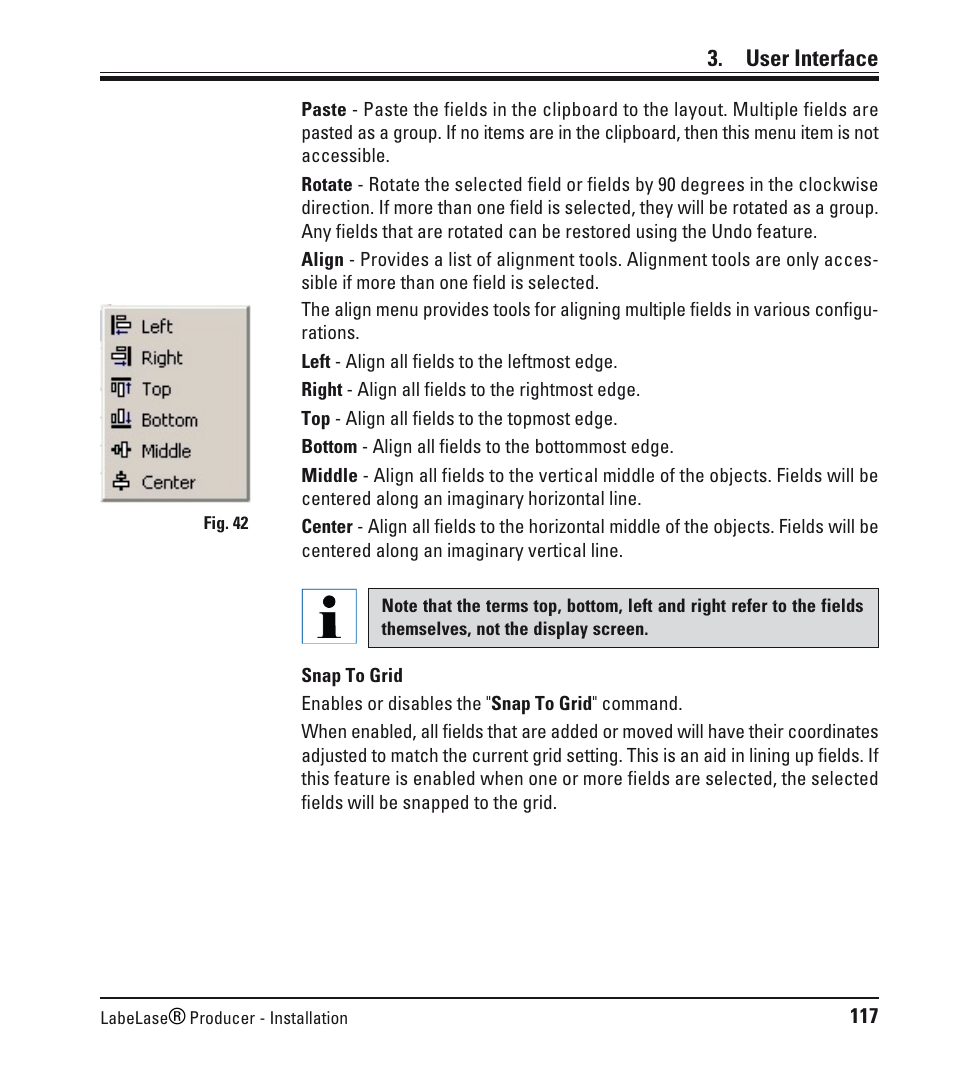 User interface | Leica Biosystems LPC Software installation User Manual | Page 117 / 188