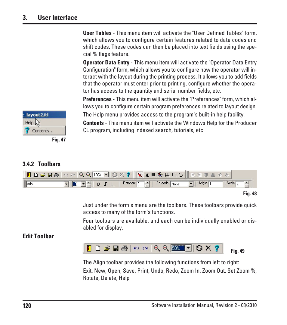 User interface | Leica Biosystems LPC Software installation User Manual | Page 120 / 188