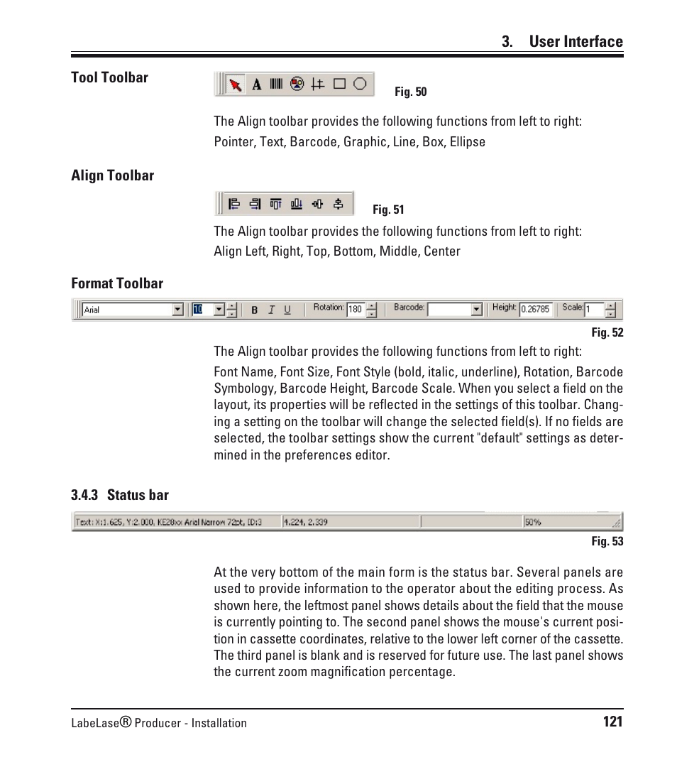 User interface | Leica Biosystems LPC Software installation User Manual | Page 121 / 188