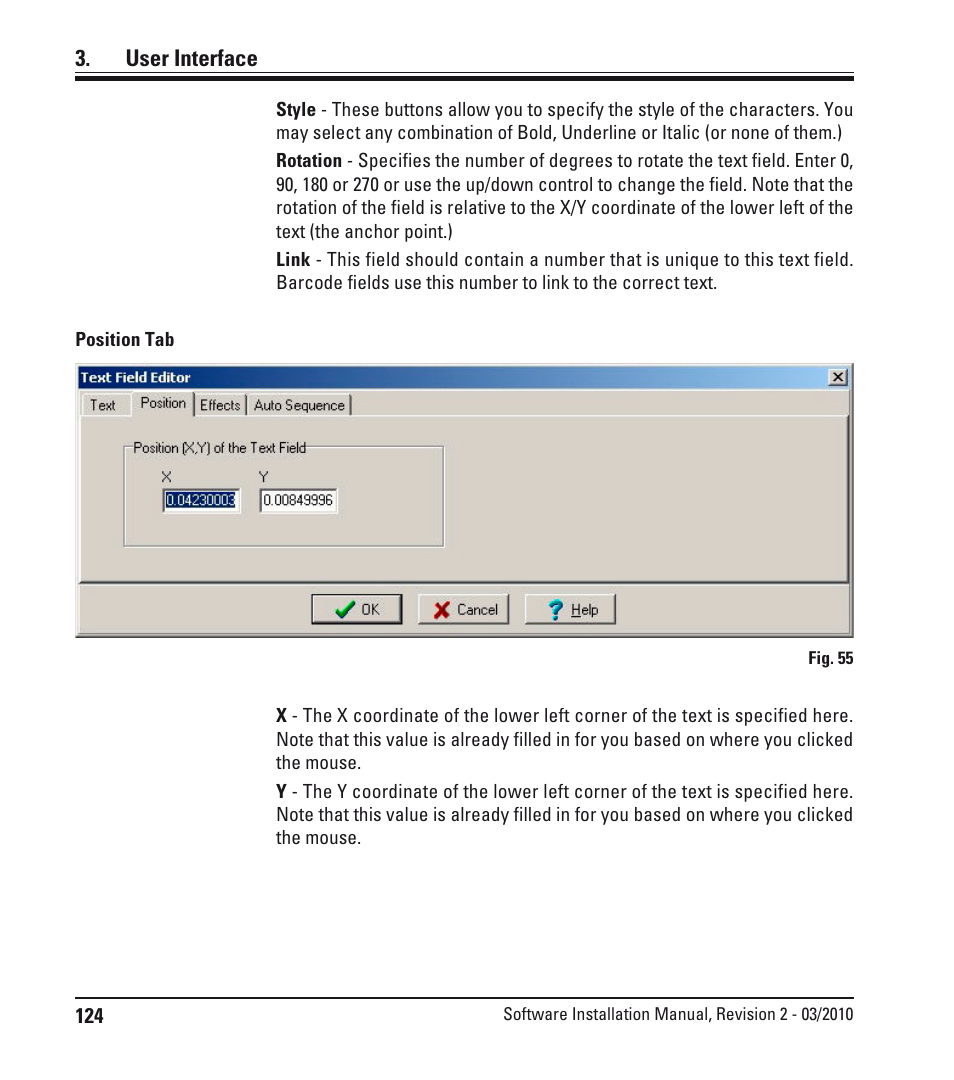 User interface | Leica Biosystems LPC Software installation User Manual | Page 124 / 188