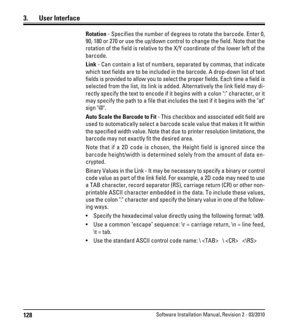 User interface | Leica Biosystems LPC Software installation User Manual | Page 128 / 188