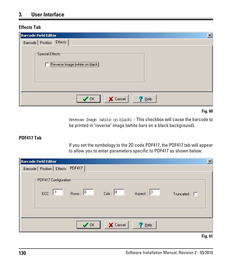 User interface | Leica Biosystems LPC Software installation User Manual | Page 130 / 188