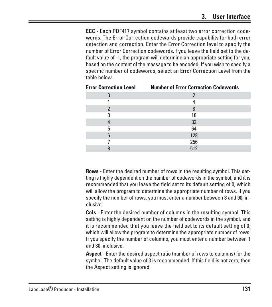 User interface | Leica Biosystems LPC Software installation User Manual | Page 131 / 188