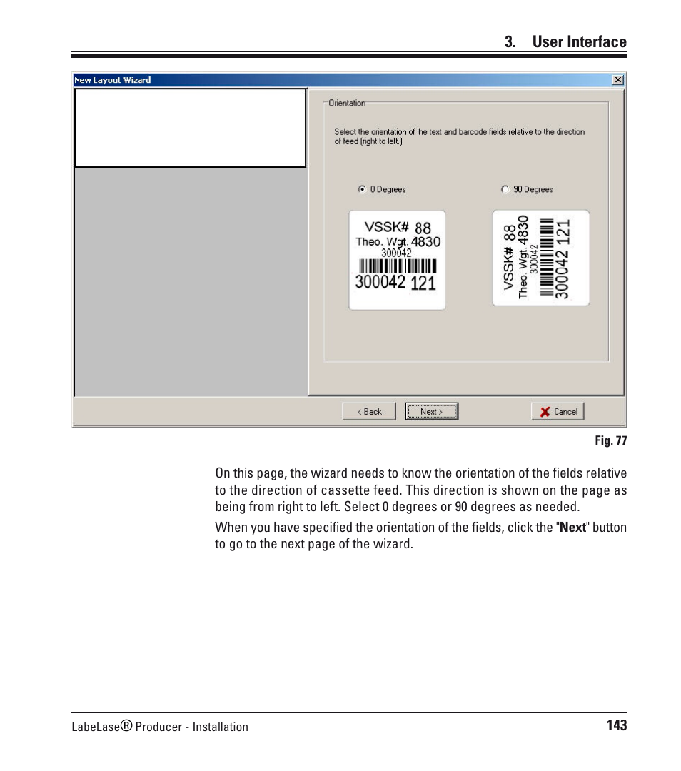 User interface | Leica Biosystems LPC Software installation User Manual | Page 143 / 188
