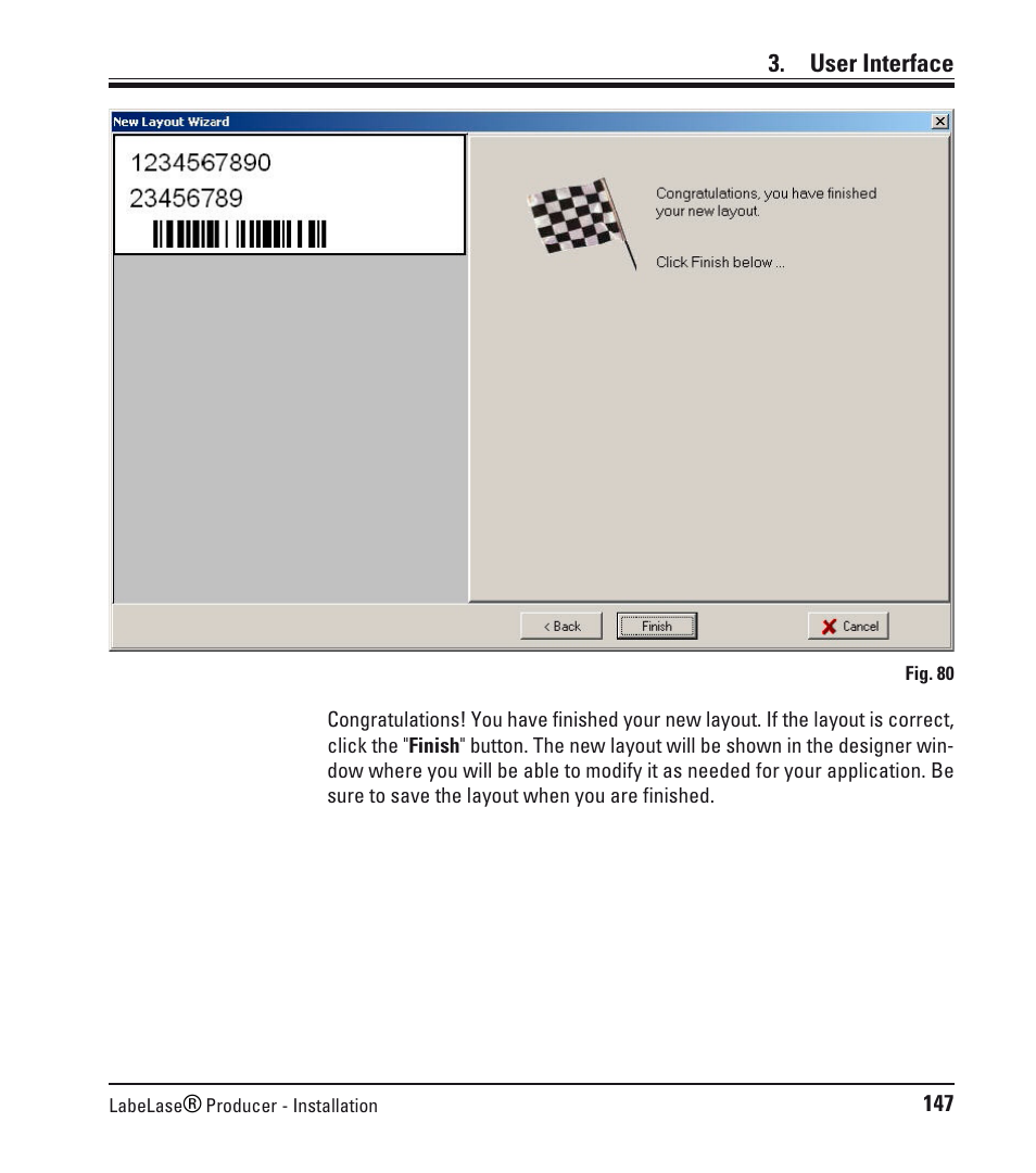 User interface | Leica Biosystems LPC Software installation User Manual | Page 147 / 188