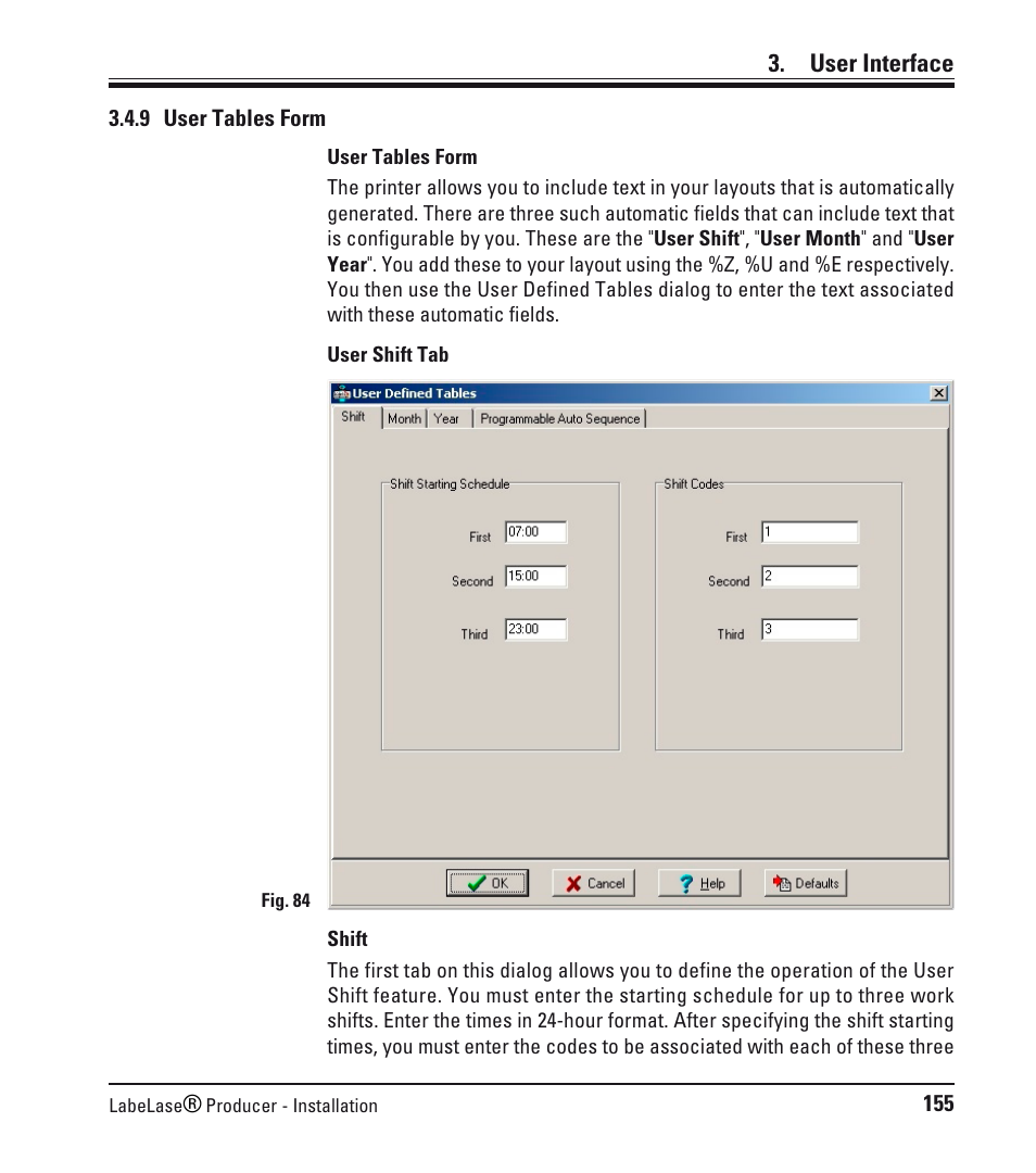 User interface | Leica Biosystems LPC Software installation User Manual | Page 155 / 188