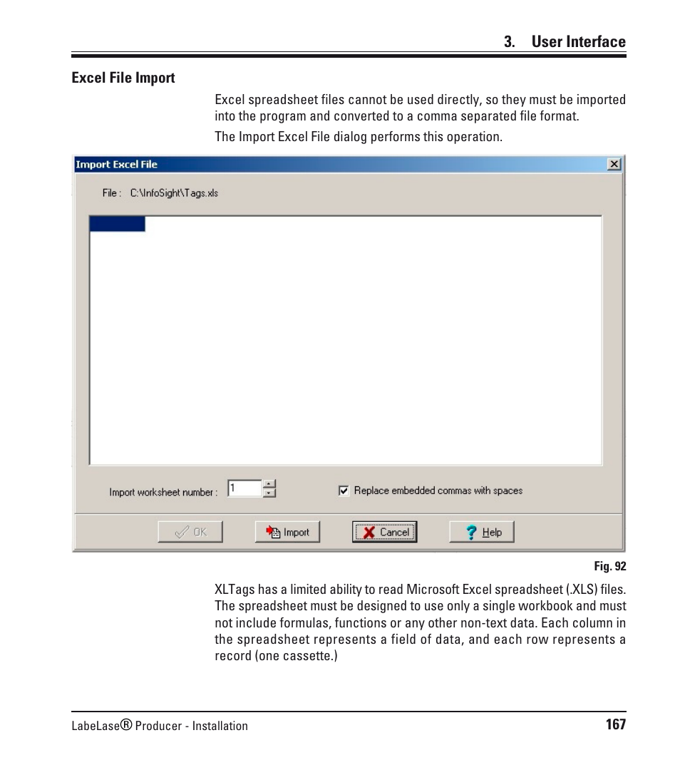 User interface | Leica Biosystems LPC Software installation User Manual | Page 167 / 188