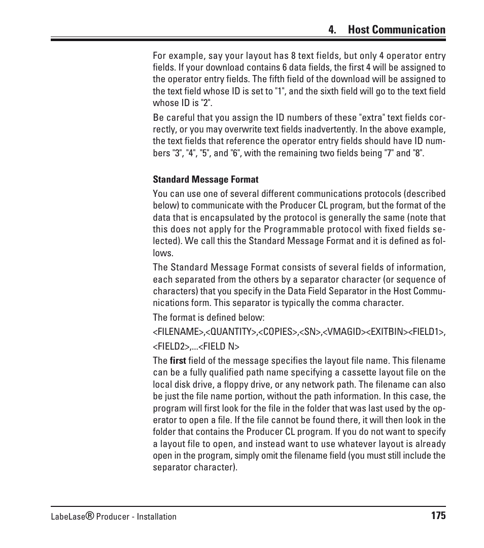 Host communication | Leica Biosystems LPC Software installation User Manual | Page 175 / 188