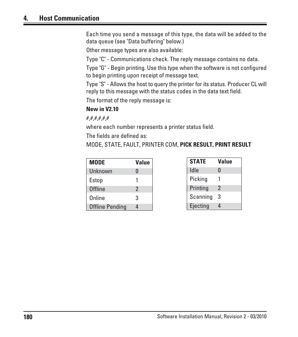 Host communication | Leica Biosystems LPC Software installation User Manual | Page 180 / 188