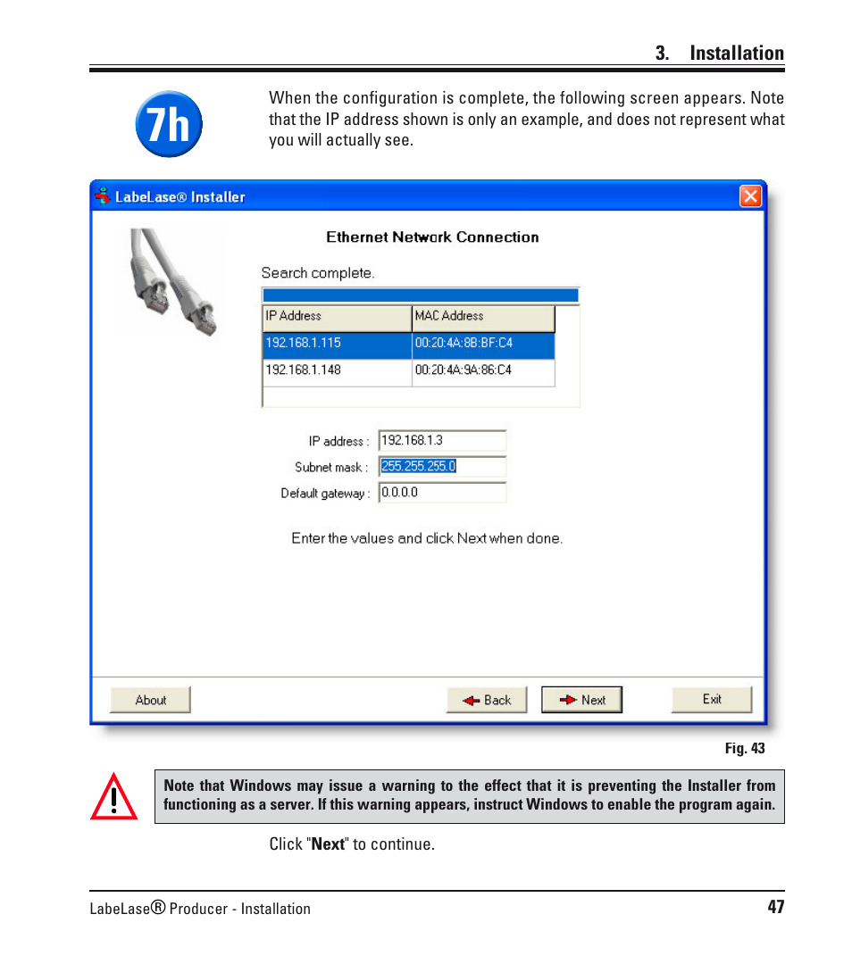Leica Biosystems LPC Software installation User Manual | Page 47 / 188