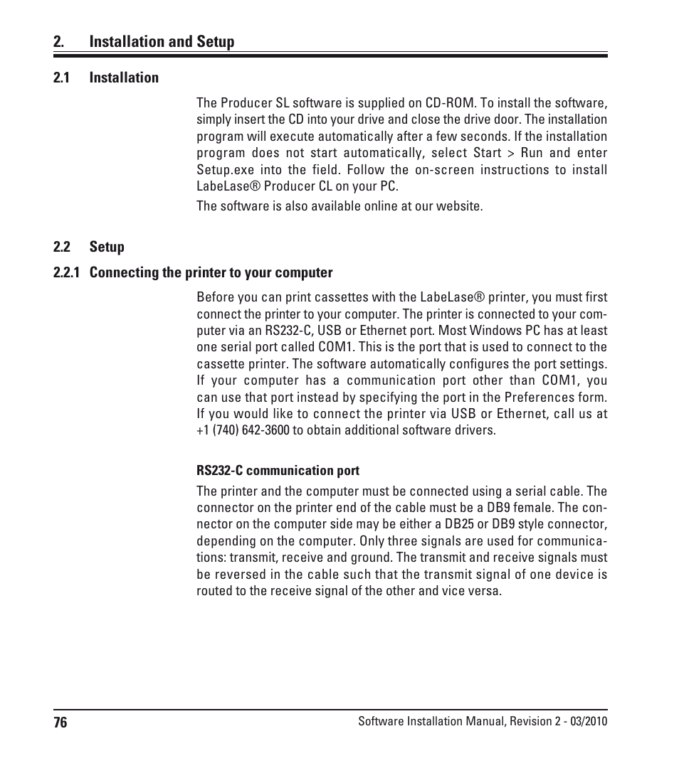 Leica Biosystems LPC Software installation User Manual | Page 76 / 188