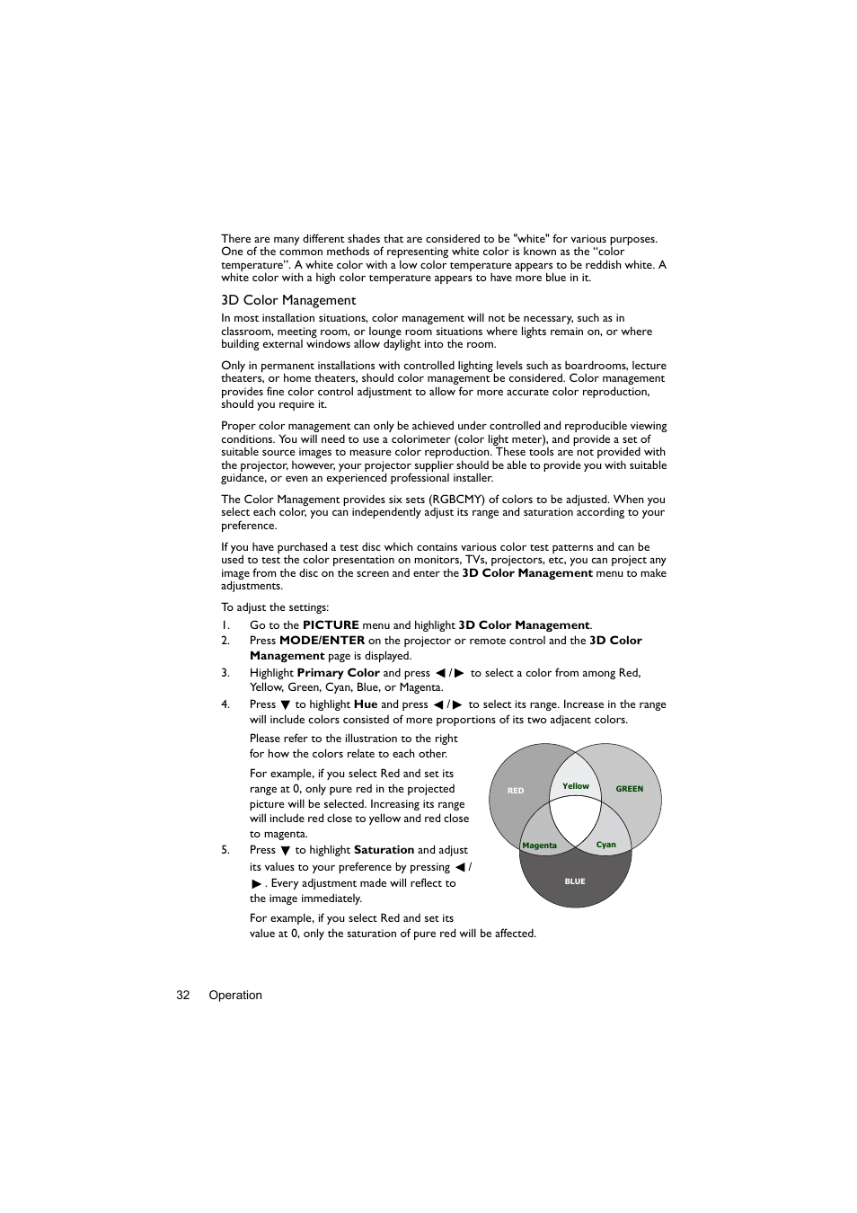 BenQ Digital Projector LX60ST User Manual | Page 32 / 60