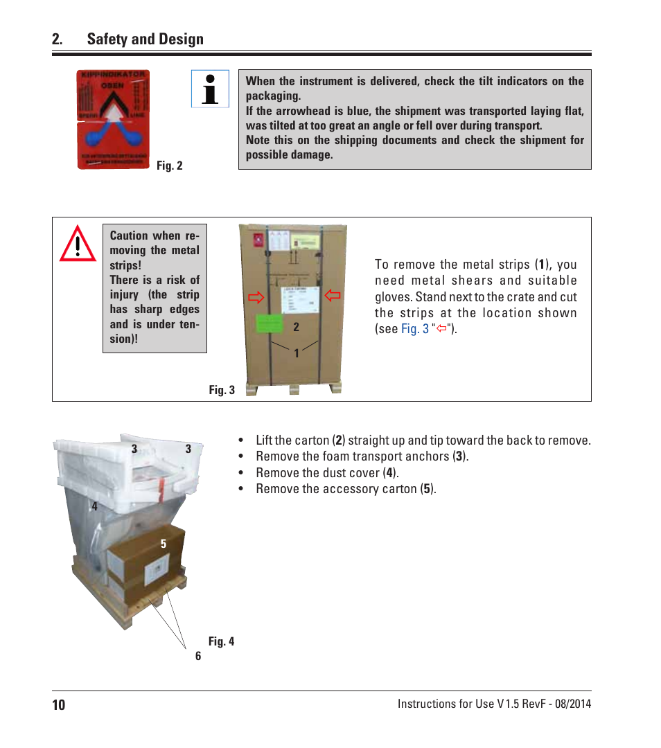 Safety and design | Leica Biosystems CM1950 User Manual | Page 10 / 78