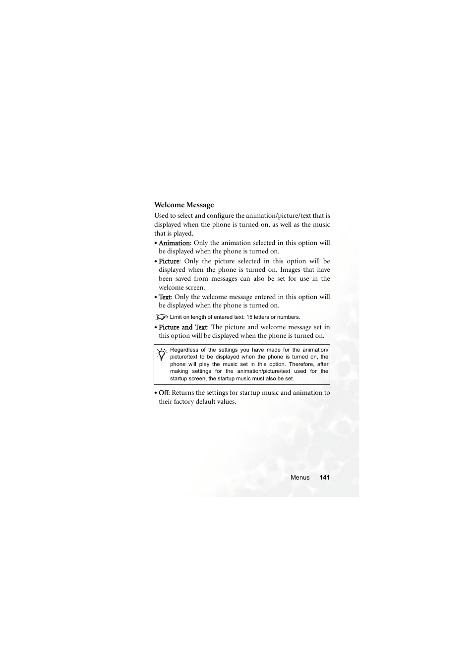 Welcome message | BenQ S660C User Manual | Page 155 / 174