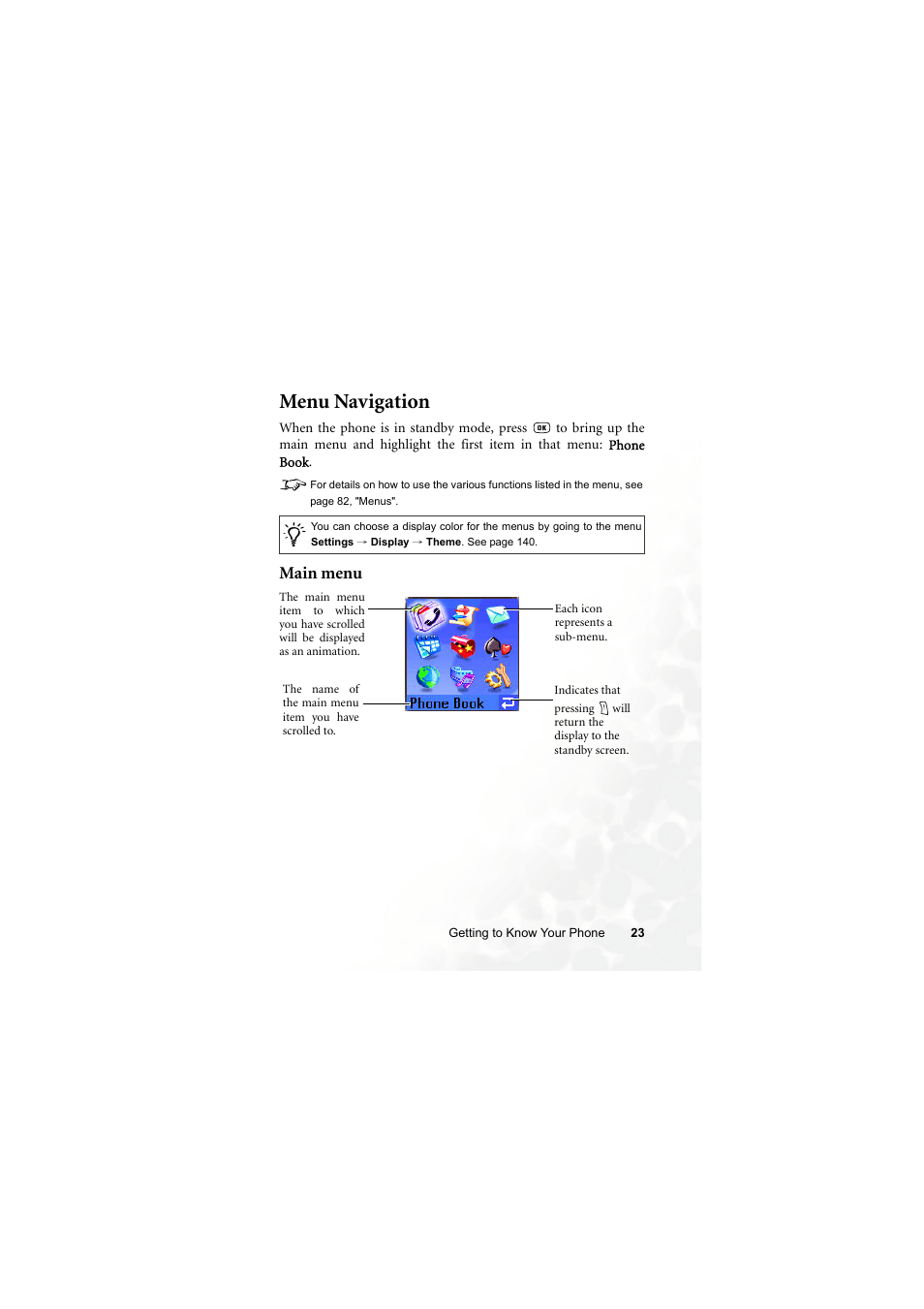 Menu navigation | BenQ S660C User Manual | Page 37 / 174