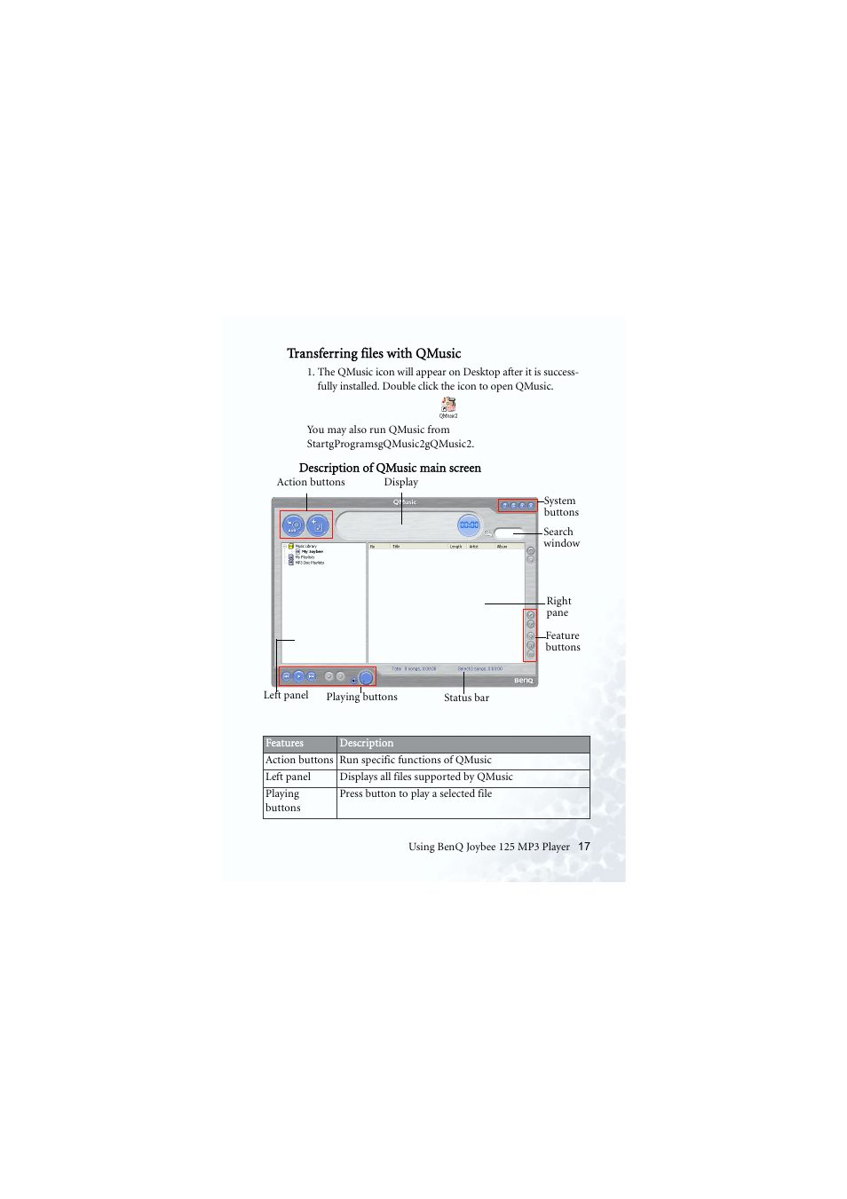 BenQ Joybee 125 User Manual | Page 27 / 81
