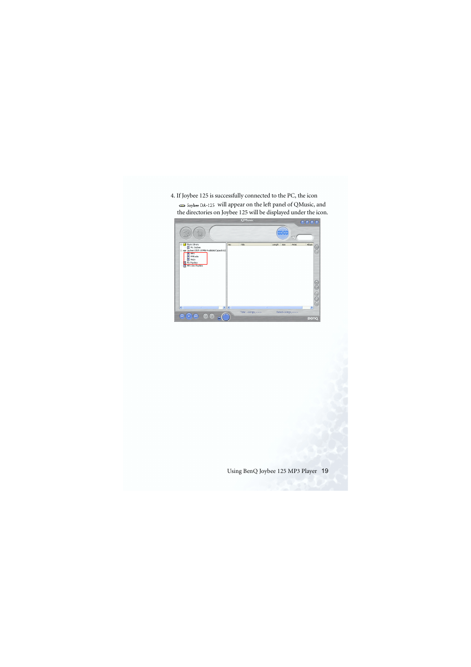 BenQ Joybee 125 User Manual | Page 29 / 81